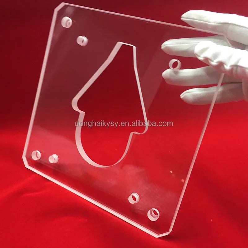 Оптовая продажа на заказ, Кварцевая пластина, прозрачная полированная Плавленая инфракрасная полированная термостойкая кварцевая стеклянная УФ-пластина