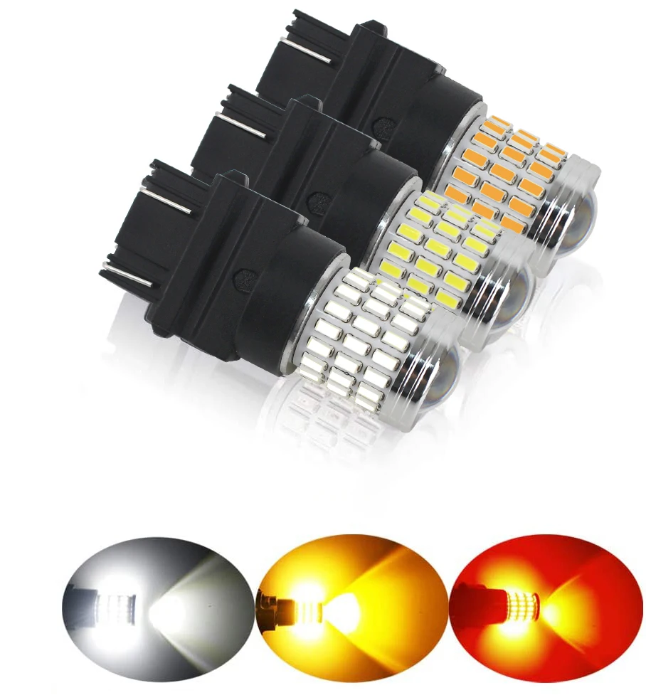 12V 24v T20 7440 w21w led bulbs 69SMD ked canbus no error 1156 ba15s p21w bau15s py21w led lamps for turn signal light no flash