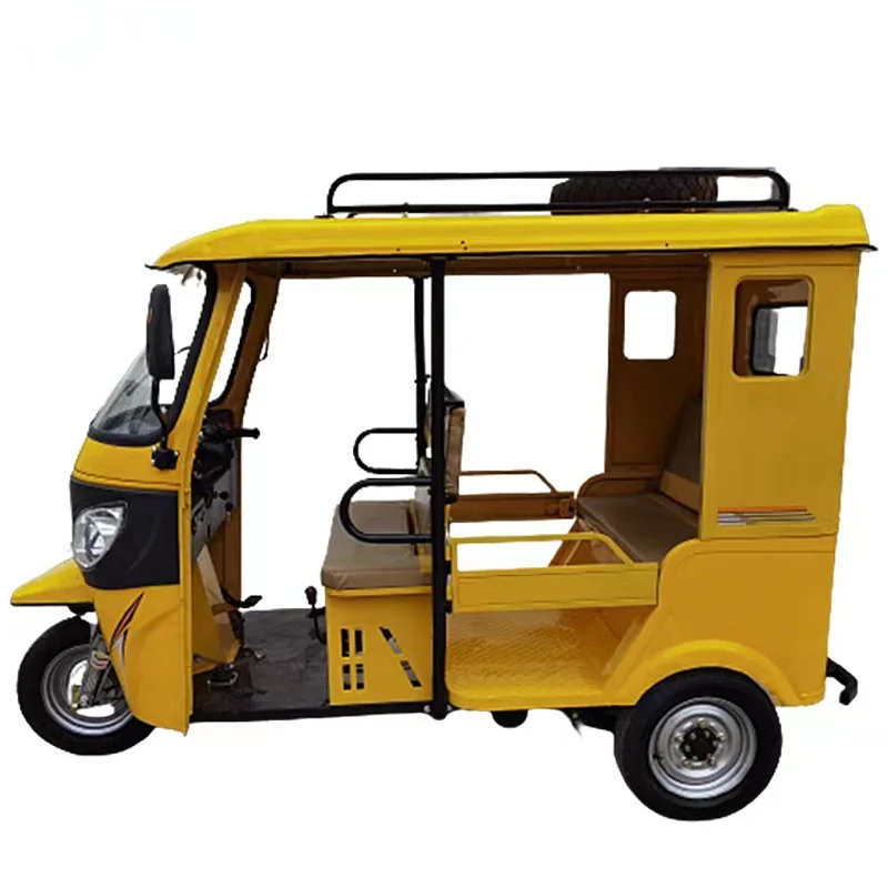 High Power 1000W Electric Tricycle 60v Three-Wheel E-Rickshaw with Steel Frame and 5 Passenger Seats