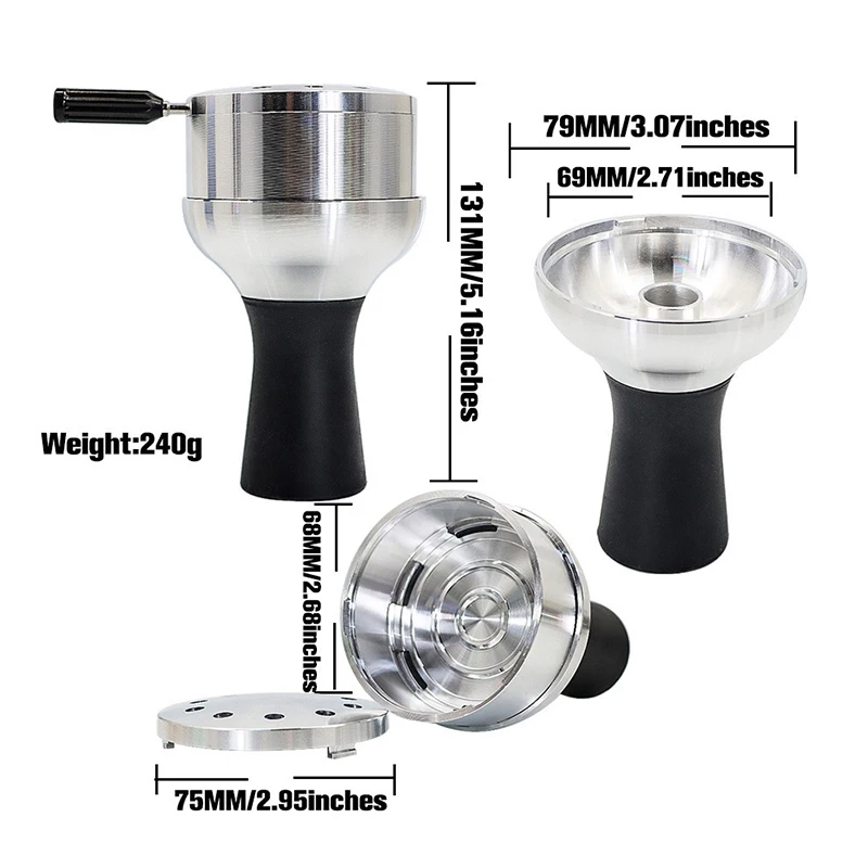 High Quality Shisha Bowl New Style Shisha Hookah Accessories Charcoal Hookah Head