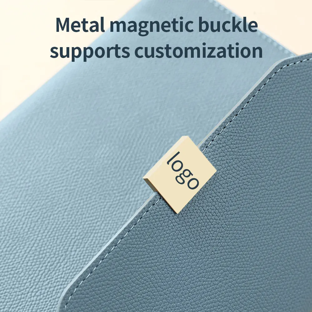 Easy Carry Multi-Function Card Holder Storage Ring Binder Notebook Refillable A5 Leather Notebooks With Pen Holder