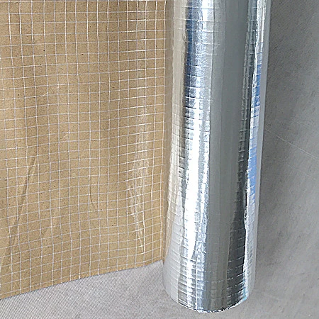 Фольга с отражающей изоляцией/нагревательный фонарь с водонепроницаемой мембраной/барьер для пара из алюминиевой фольги из крафт-бумаги