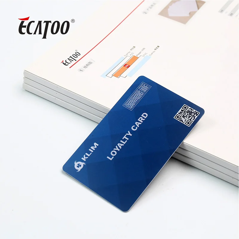 Plastic membership card with QR code or  Barcode  club vip card