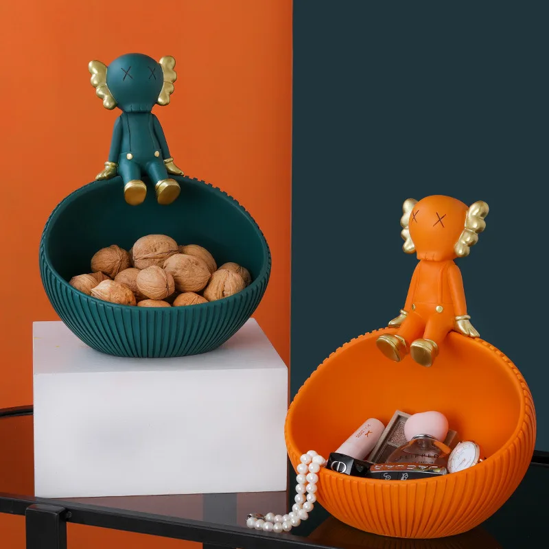 Modern Creative Nordic Deer Porch Sundries Storage Cute New Year Decorations Minimalist Resin Ornaments Weddings Christmas Candy
