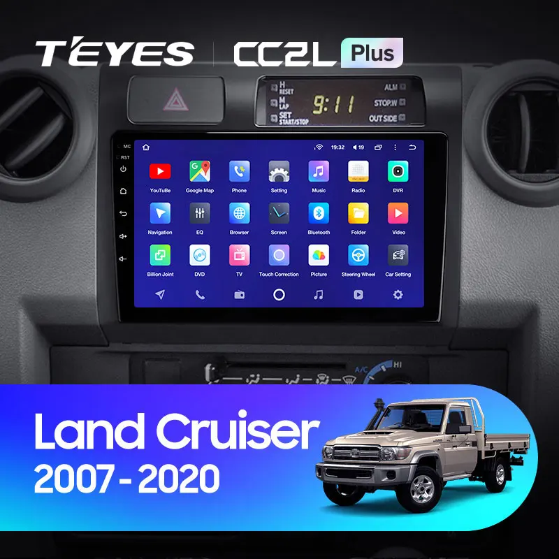 
TEYES CC2L PLUS For Toyota Land Cruiser LC 70 Series 2007 - 2020 radio car stereo DVD Player Car audio player 2 din 2din DVD 