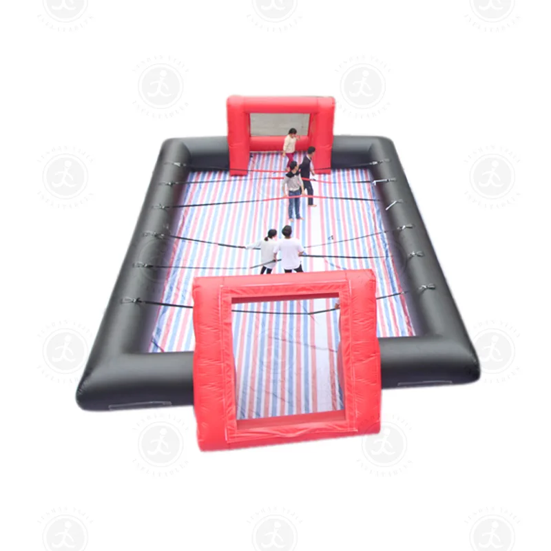 Outdoor Inflatable Soccer Field Inflatable Football Arena / Court For Sale