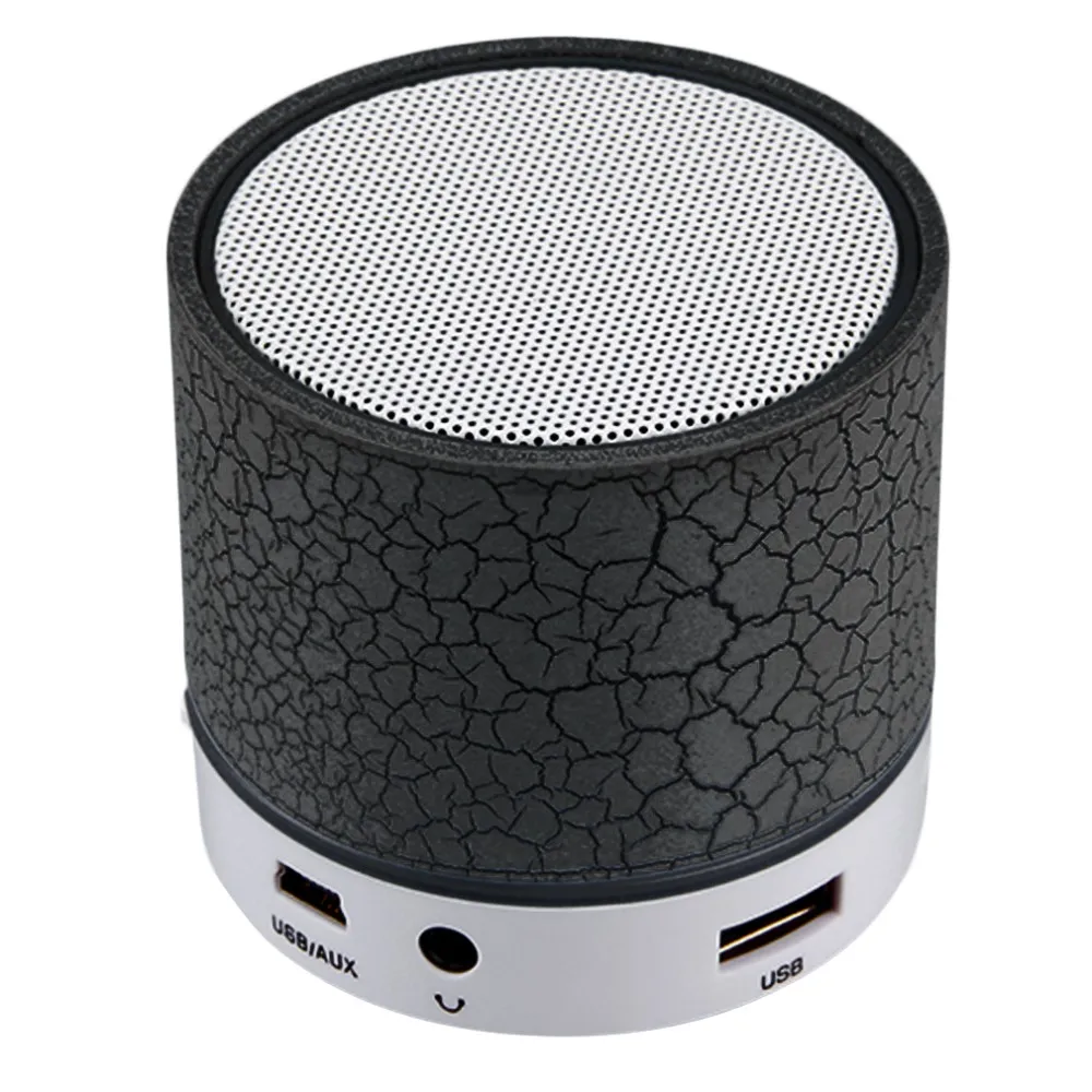 Bluetooth-динамик A9, Беспроводная мини-Колонка со светодиодной подсветкой, с поддержкой TF-карт и USB, с сабвуфером, mp3-плеер