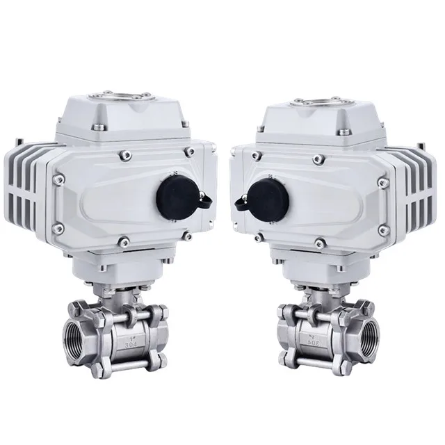 Электрические клапаны DN15/50/100/ 12V 24V DC 110V 220V 240V 2 Way 4-20ma шаровой клапан с моторизованным приводом с ручным управлением