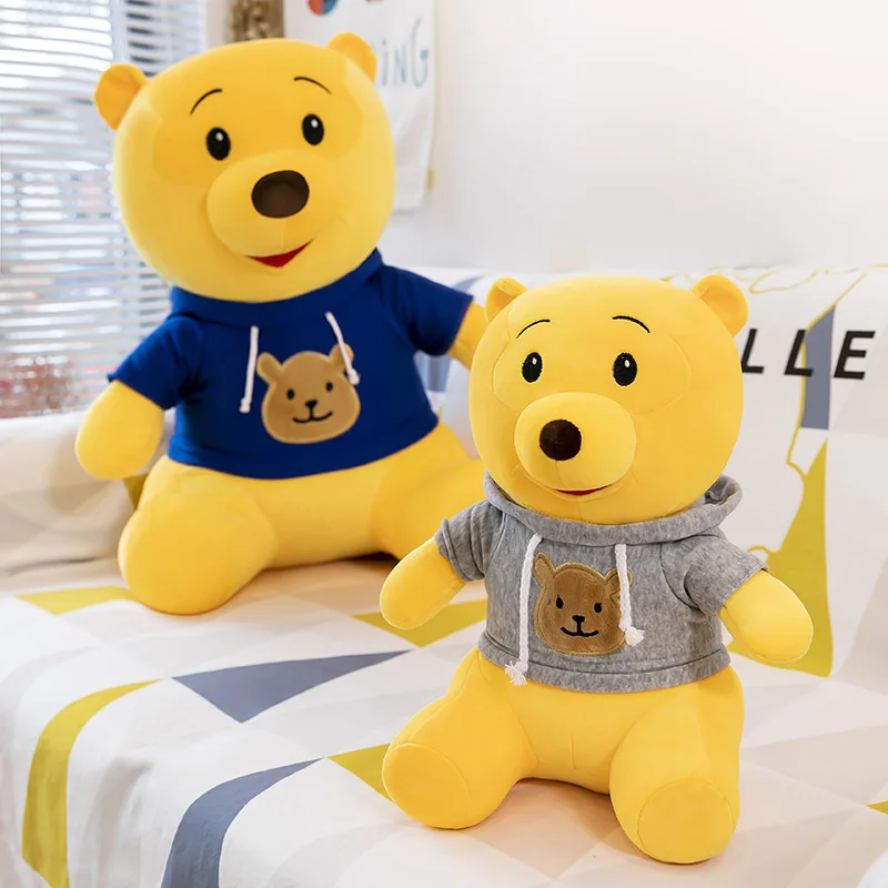 Wholesale Cute Cartoon Winny Plush Toy Animal Stuffed Plushies Cartoon Sitting Bear Pig Tiger Donkey Plush Toy Pillow Doll