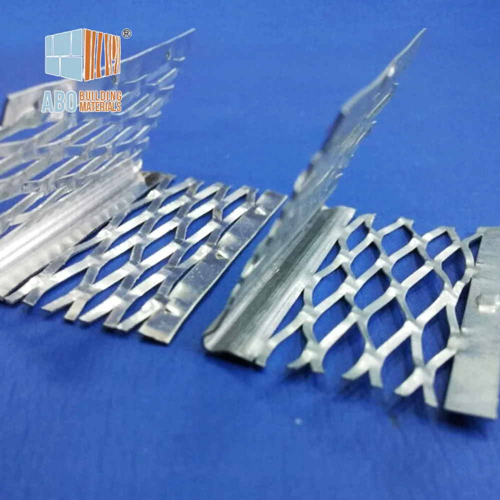 Angle beads with fiberglass mesh Corner beads