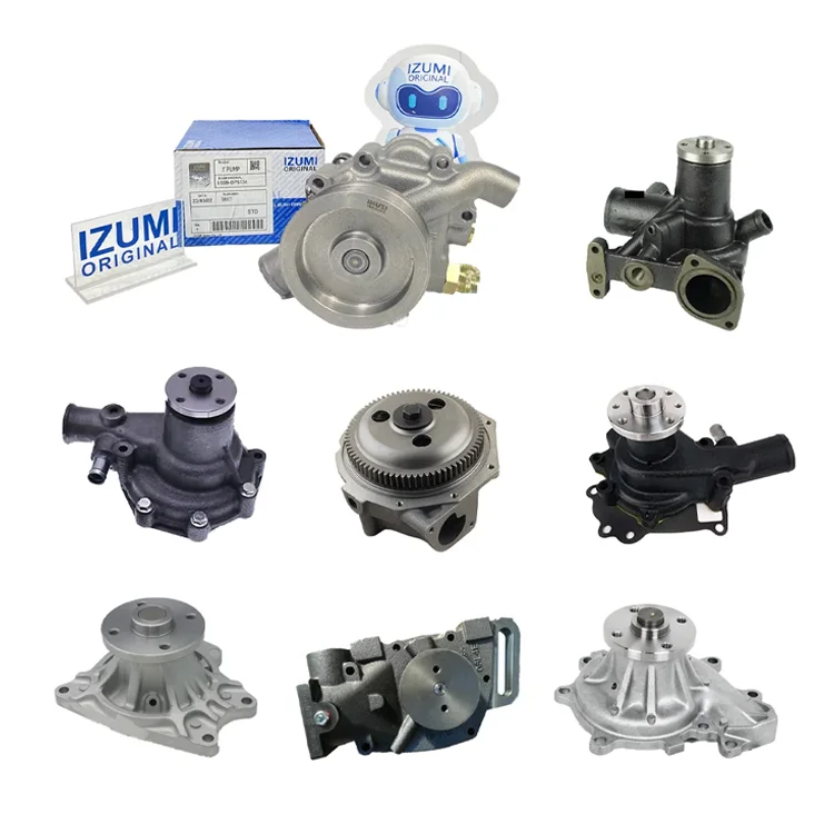 IZUMI ORIGINAL 4JJ1 Water Pump High Quality Diesel Engine Parts for Isuzu
