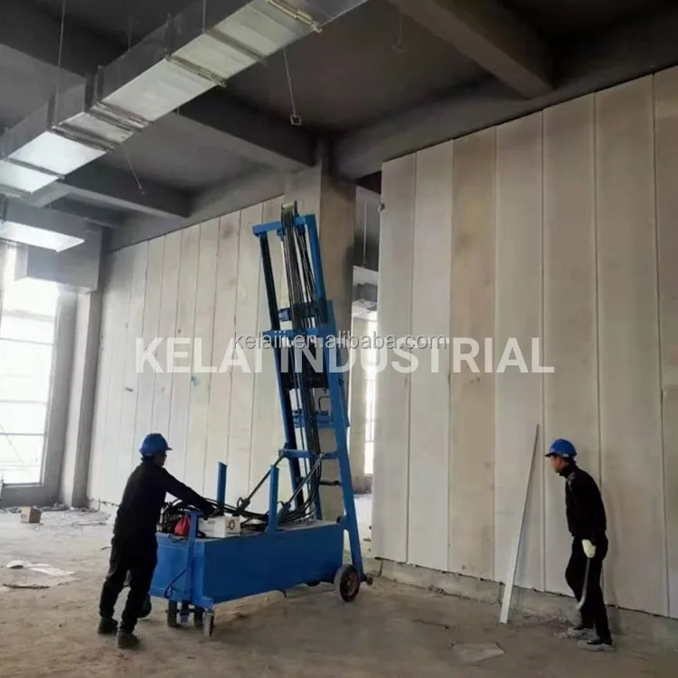 CE APPROVED Electric hydraulic Wall panel lifting machine for installing EPS|ALC|EPS|Acotec wall panels