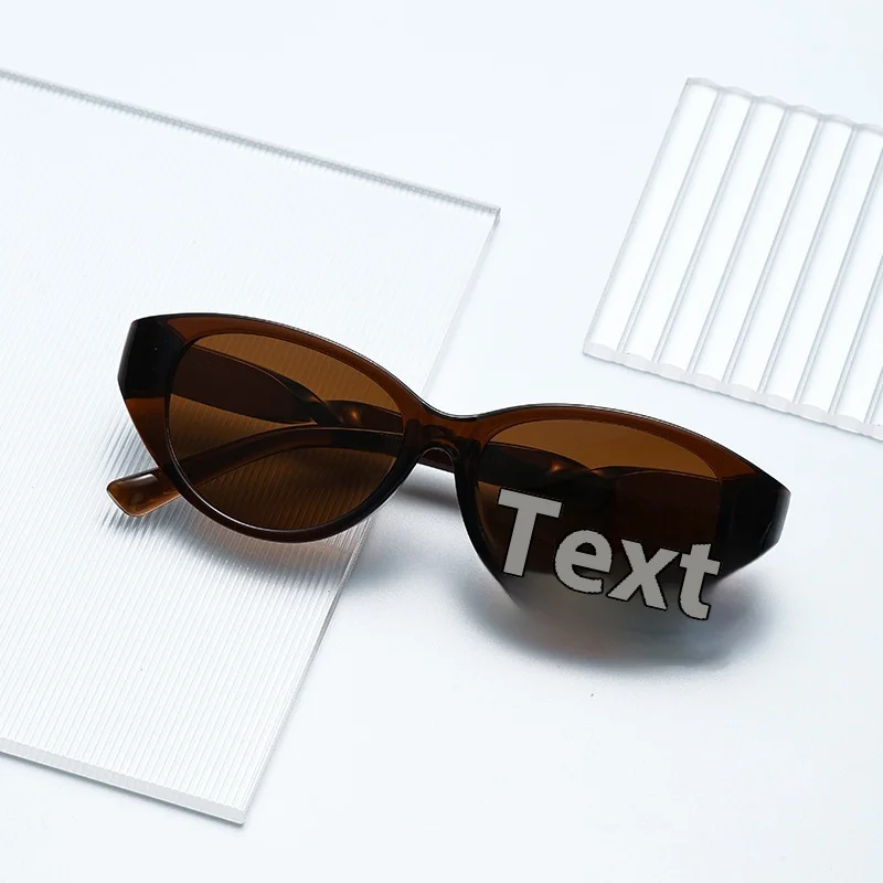 Unisex Cat Eye Sunglasses Twisted Personality New Ins Wind Street Style European American Fashion UV400 Glass Optimal