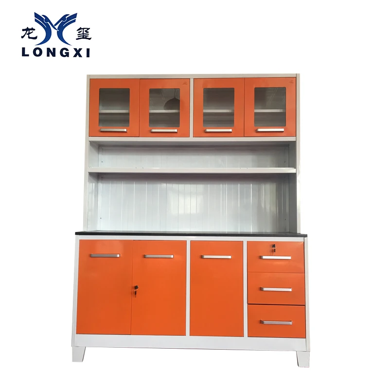 Direct Deal Kitchen Steel Orange Keyless Black Small Metal For Sale Office Filing Cupboard