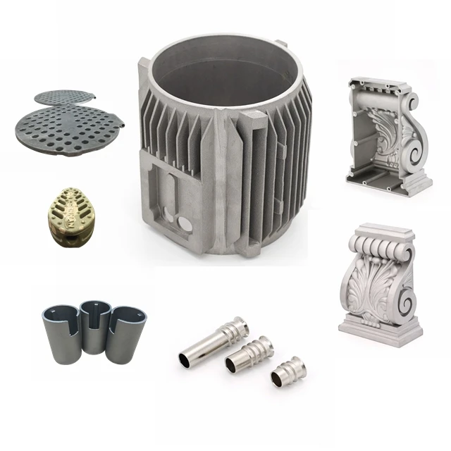 OEM  Manufacturer custom metal die cast parts aluminum die cast with powder coating