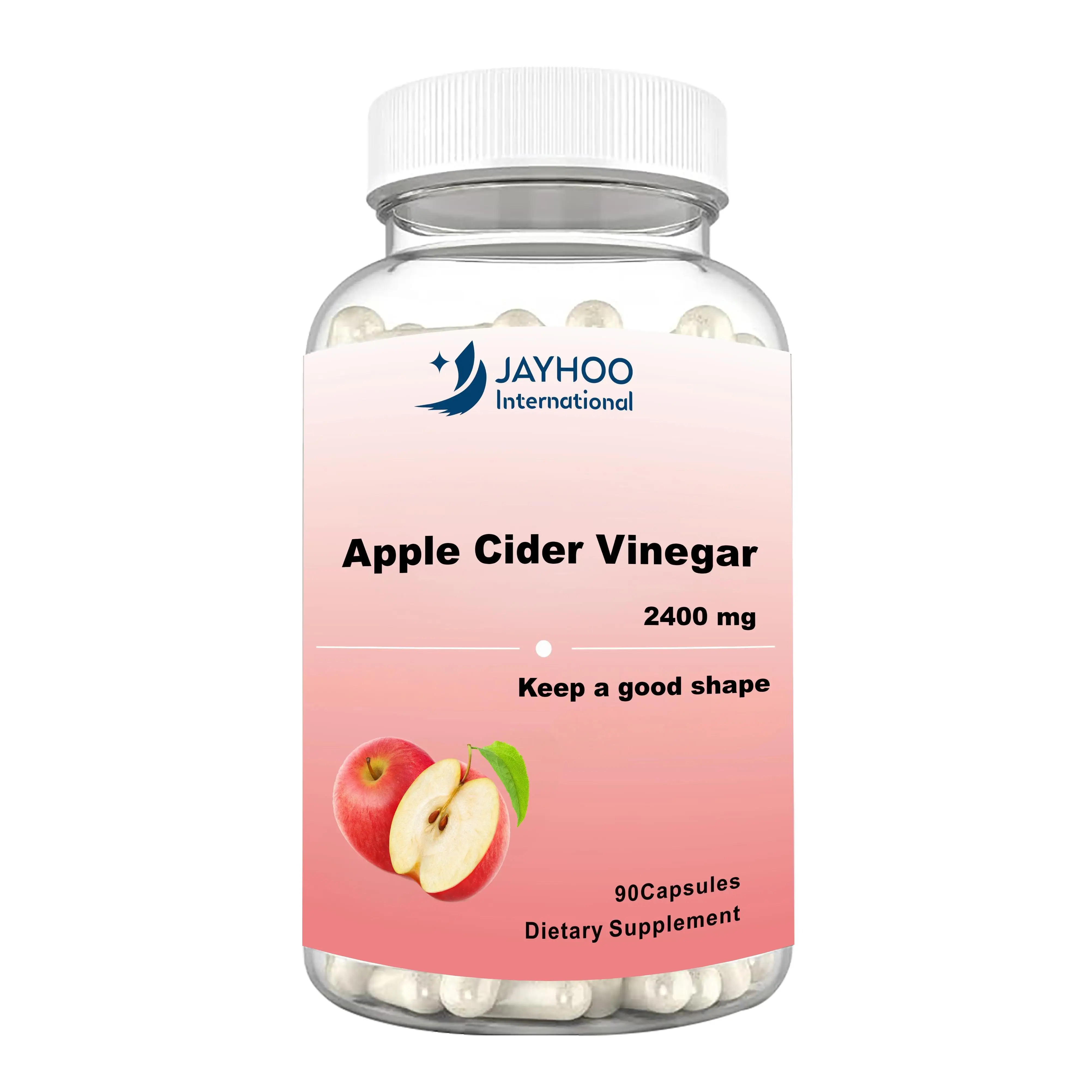 OEM/ODM Apple cider vinegar capsules,support a good figure for women,90 vegan capsules,non-gmo