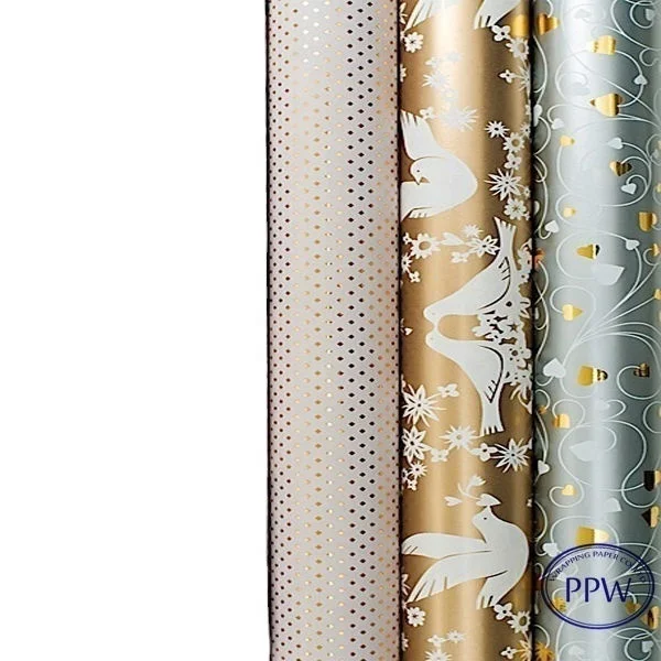 
Yiwu PPW company LUXURY CHRISTMAS / BIRTHDAY WRAPPING PAPER 