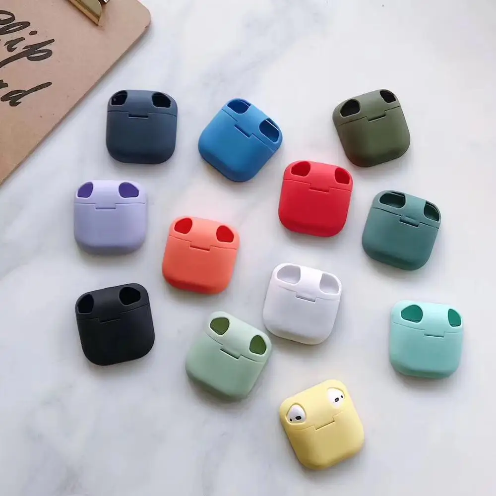 Pasteable Magnetic Adsorption Earpod Case Cover Protect Earphones Wireless Earpods for Airpod 1/2