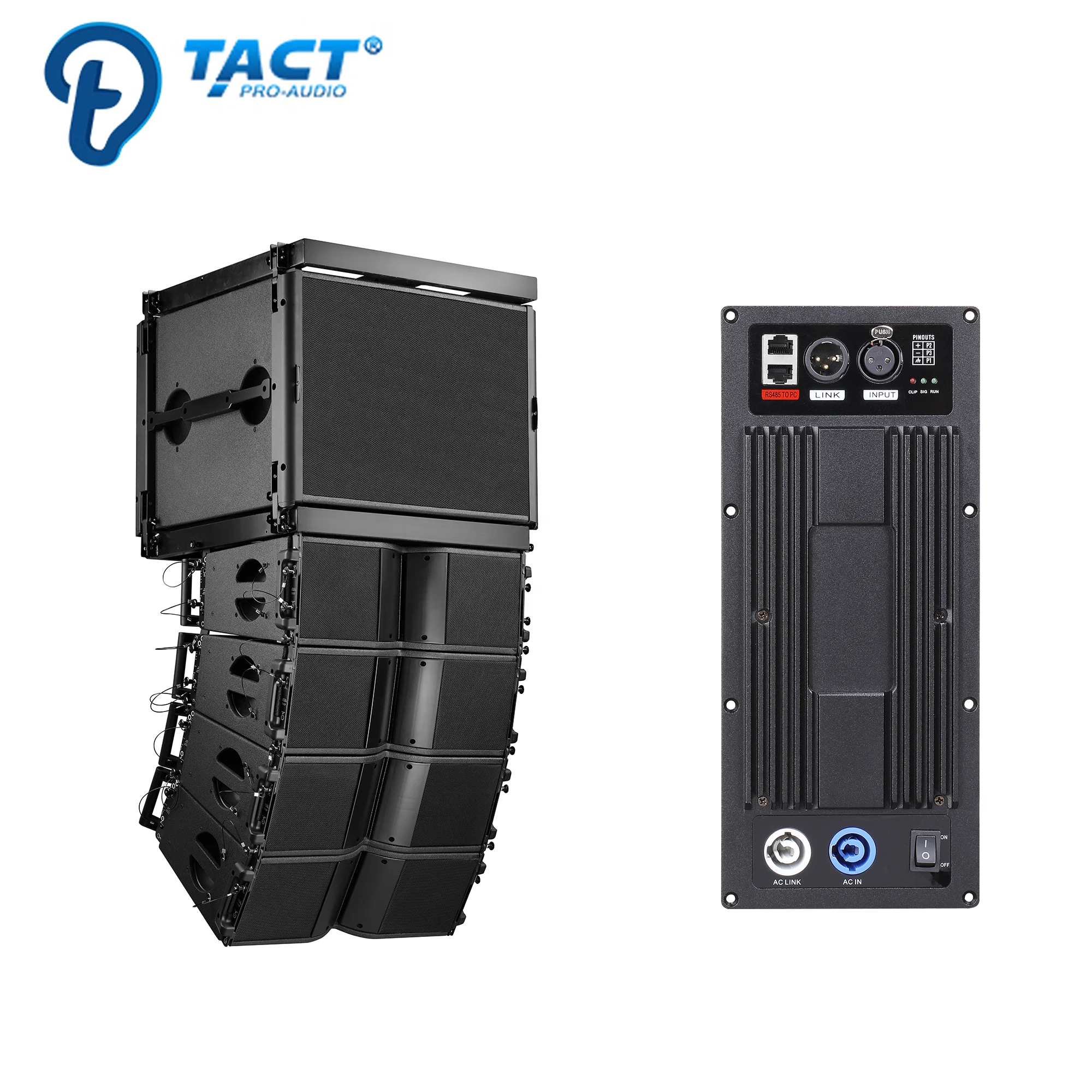 LA212-P  TACT Double 12 inch  Professional Line Array System Active Speaker