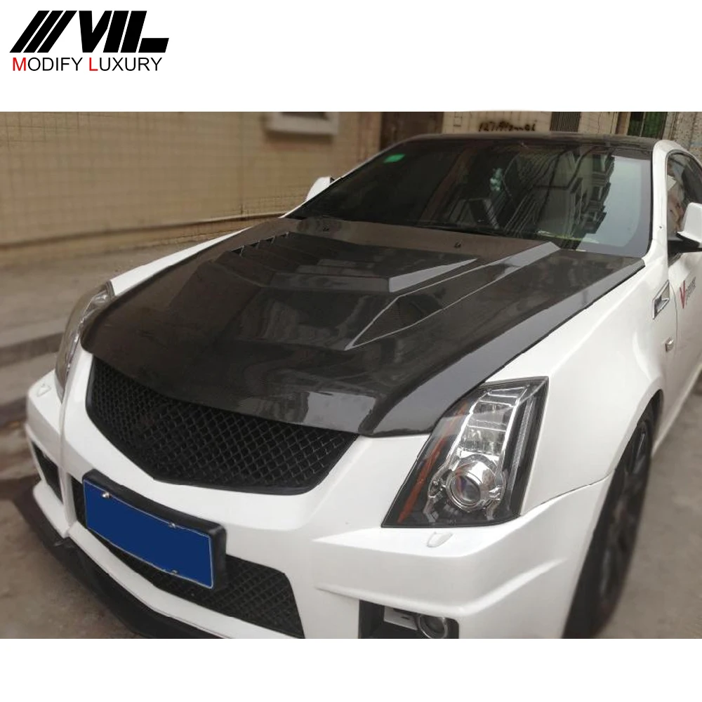  Лучшие продажи CTS-V двигателя автомобиля углерода капюшон для Cadillac