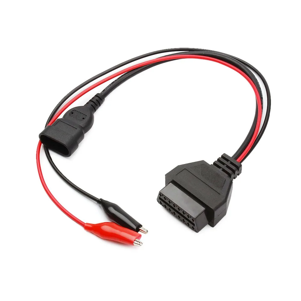 high quality waterproof 3 pins to 16 pins diagnostic adapter OBD cable for automotive