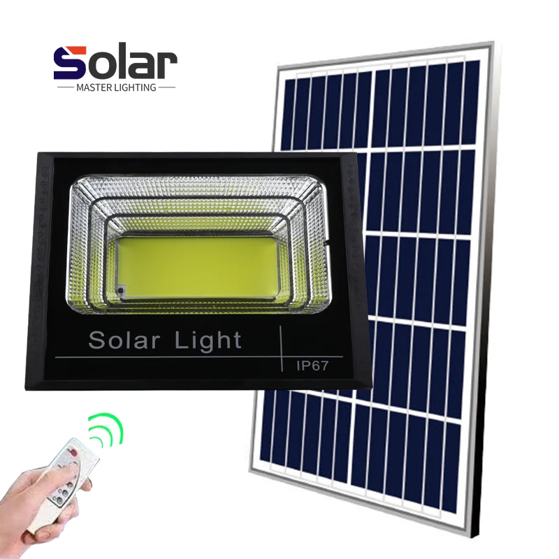 Ip67 Solar Powered 40 300 Watt Abs 10W 50W 100W 300W Philippines Bosca Outdoor Led 100W Solar Flood Light With Panel