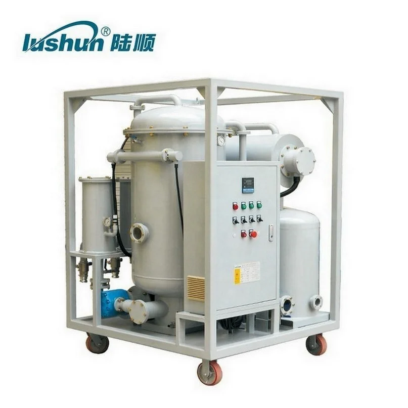 hydraulic lube oil cleaning equipment turbine engine lubricating oil filtration purification machine price