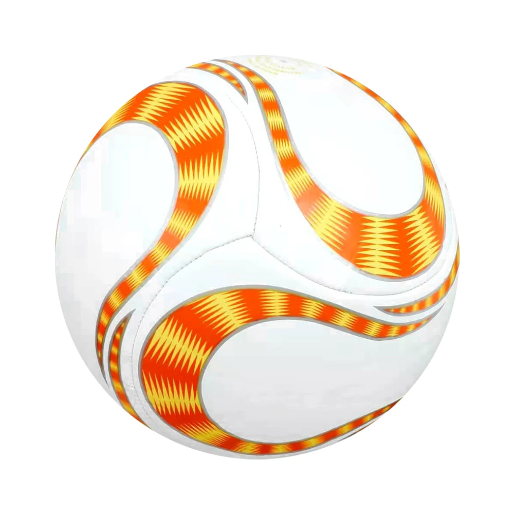 grain surface 25% butyl bladder deflated packing 6-panel soccer ball