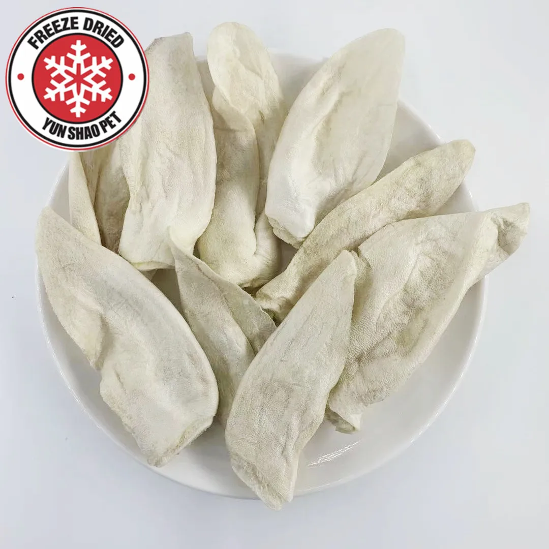 Низкий минимальный заказ замороженные кроличьи ушки лакомство для собак и кошек еда домашних животных фирменная торговая марка OEM
