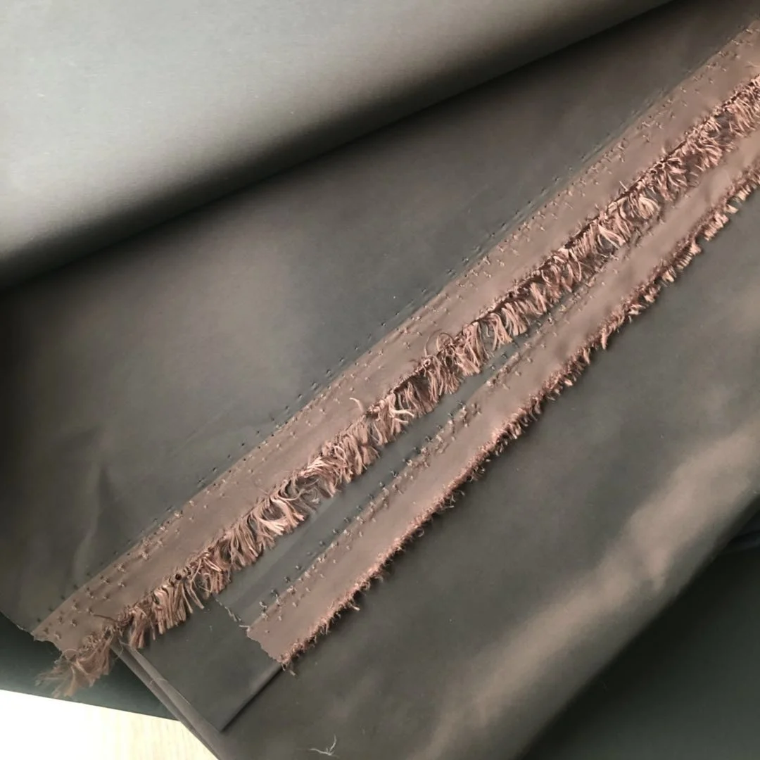 high quality 2/2 twill keep shape fashion style 100% polyester 2 tone memory jacket fabric