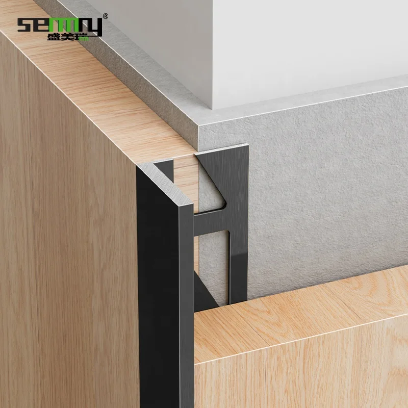 Aluminum tile profile Floor Decorative Wholesale Edge Aluminum Tile Profile Trim Corner