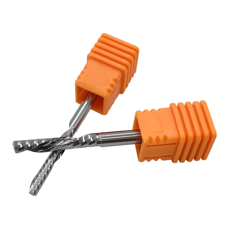 high quality tool 3mm 1 flute end mill  grinding machine down cut milling cutter sprial router bits