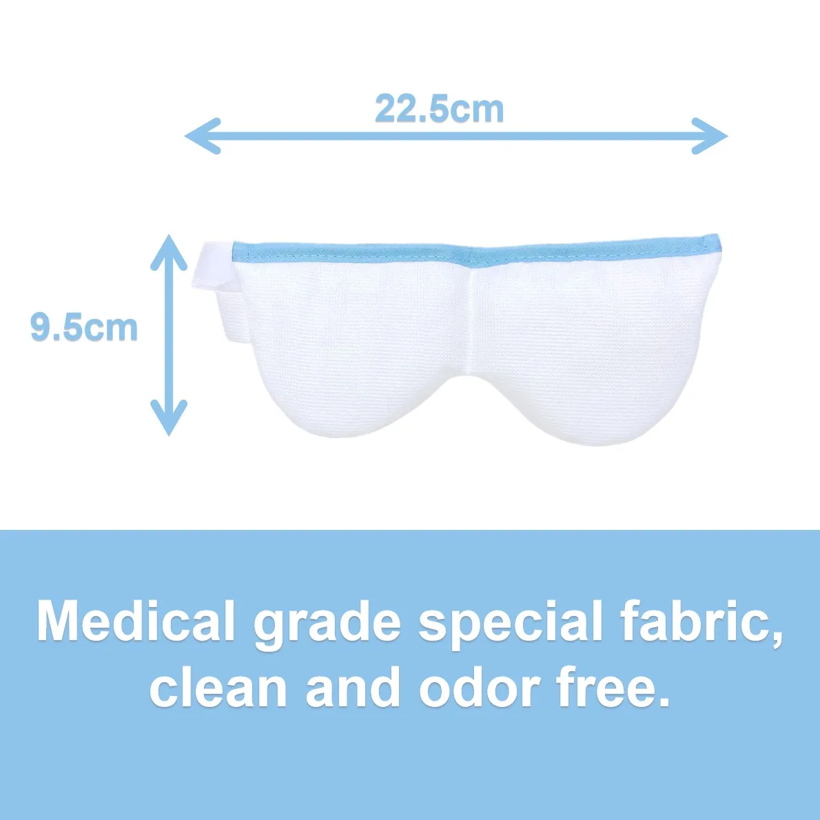 Black Night Sleep Hot Cold Reusable Micro Beads Heat Pack Warm Therapy Dry Eye Mask