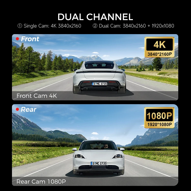 LINGDU Новое поступление V620 двухканальный GPS WIFI 6 Bluetooth ADAS EN Голосовое управление 60fps супер конденсатор