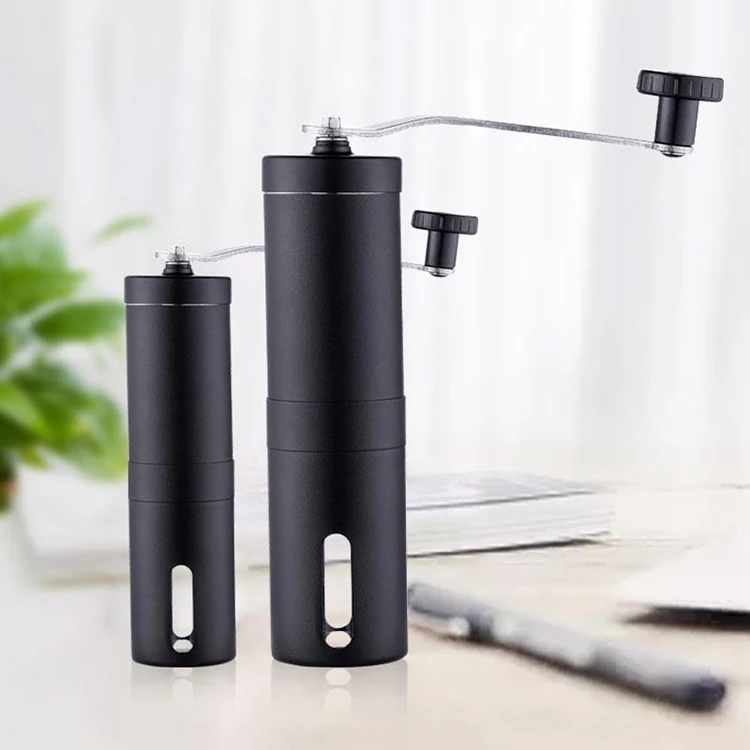 Coffee Grinder Hand Manual Handmade Coffee Bean Burr Grinders Mill Kitchen Tool Crocus Grinders Mini Stainless Steel Battery