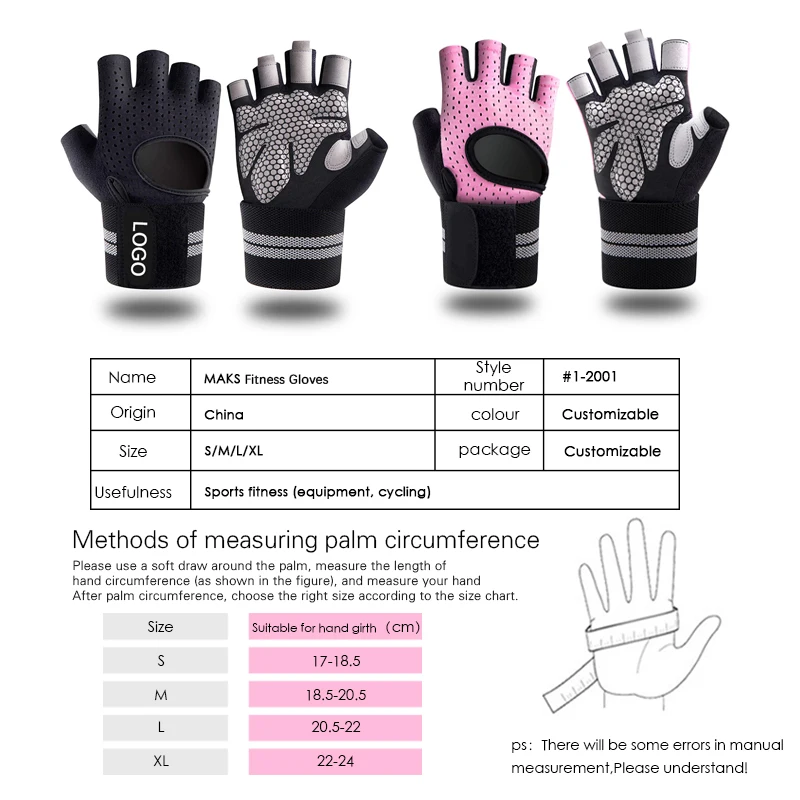 MKAS Body Building Fitness Gloves High Quality Half Finger Workout Gloves Hand Custom Gym Gloves