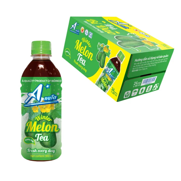 High Quality 2024 Winter Melon Tea Beverages Iso Haccp Anuta Brand Packed In Bottle In Vietnamese Manufacturer