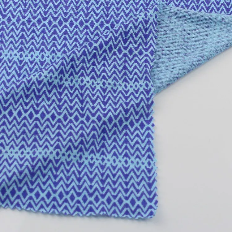 
140cm 150gsm soft knitted 80%rayon 20%linen printed fabric for shirt 