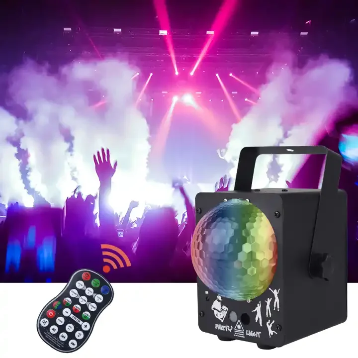 Factory EXW LED  Rgbw Disco Magic Ball Lamp  60 Patterns  Decorations AUTO Remote DJ  Beam Laser Stage Light For KTV Club Bar