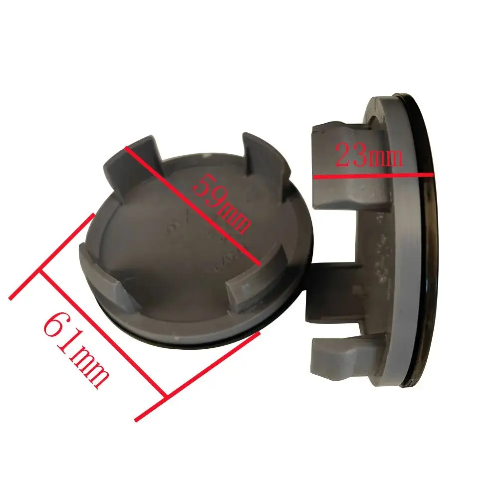 Wheel Hub Center Cover 6111K60 61MM 2007 to 2011 For Chevrolet EPICA Acrylic High-End Quality ID59MM H23mm 4 Card Corners