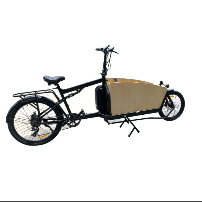 750W front loading cargo ebike 2 wheel family use cargo electric bicycle