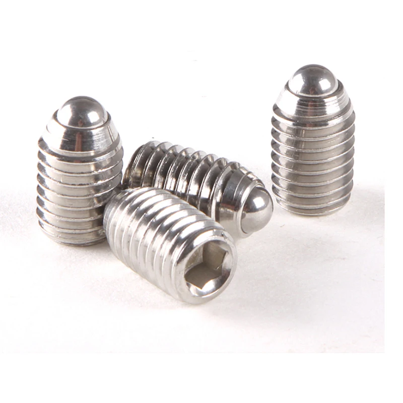 High Quality GN615.3 Heavy Load Spring Plunger 29~35HRC~ SCM435 Hexago Ball Spring Plunger