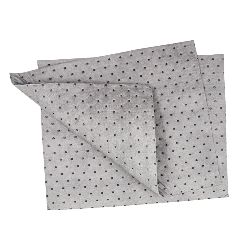High Absorbency Oil Chemical Absorbent Top Mat Drum Cover Universal Spill Sheets