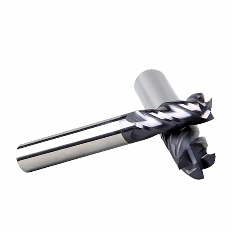 Концевая фреза 45 HRC из карбида вольфрама с 2 канавками для фрезерования стали