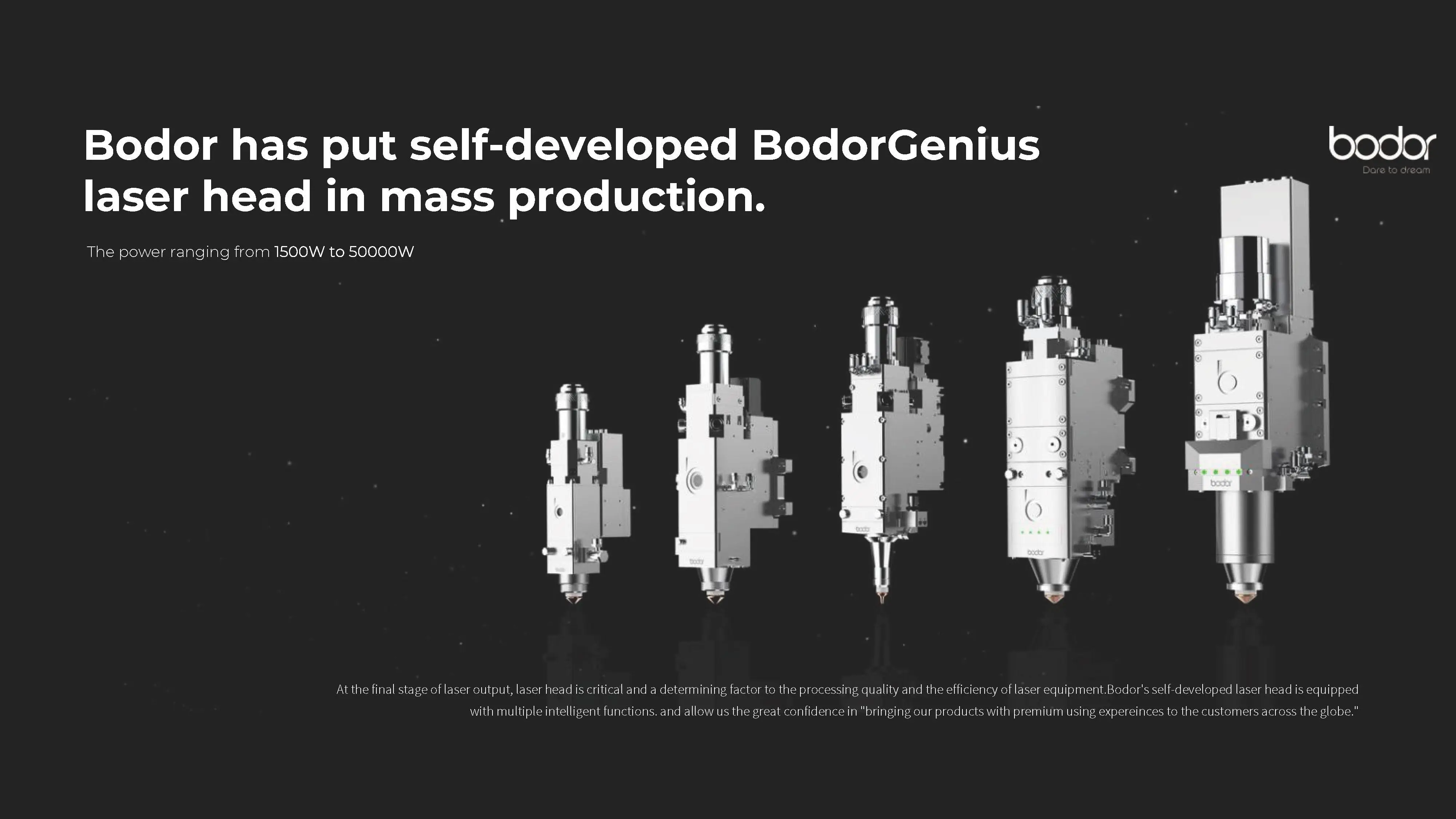 Bodor  Classic K Series 3000w metal tube fiber laser cutting machine for round tube square  laser cutting machine for pipe