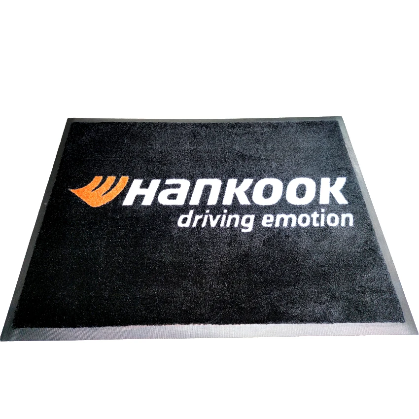 Classic Cut Pile Machine-Made Door Carpet With Printed Nylon Surface Rubber for Outdoor Hotel Entrance Tufted