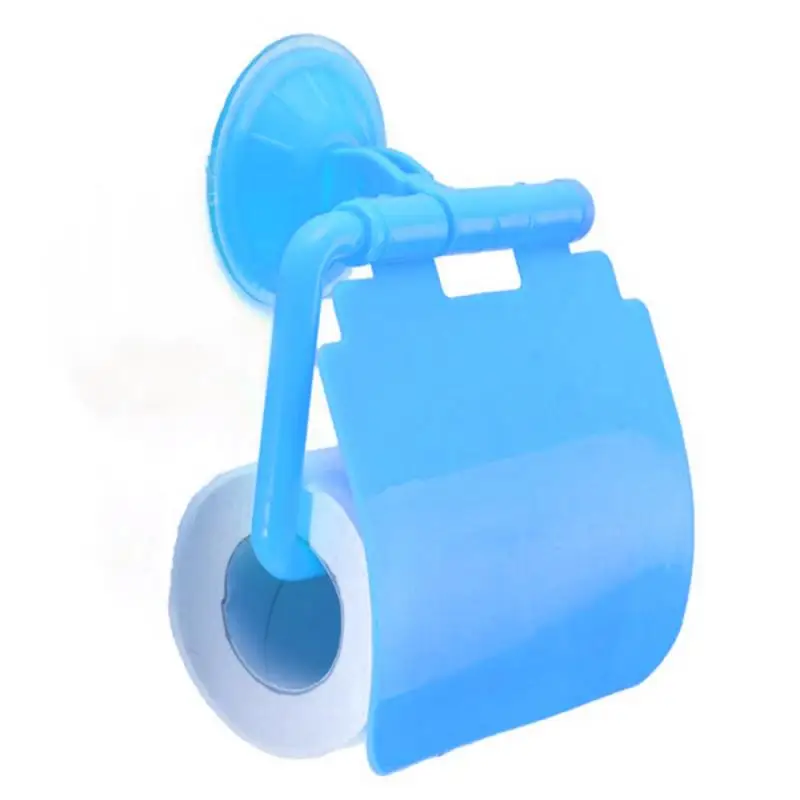 Papers Stand Storage Dispensers With Cover Bathroom Wall Mounted Suction Cup Toilet Waterproof Tissue Holder Roll