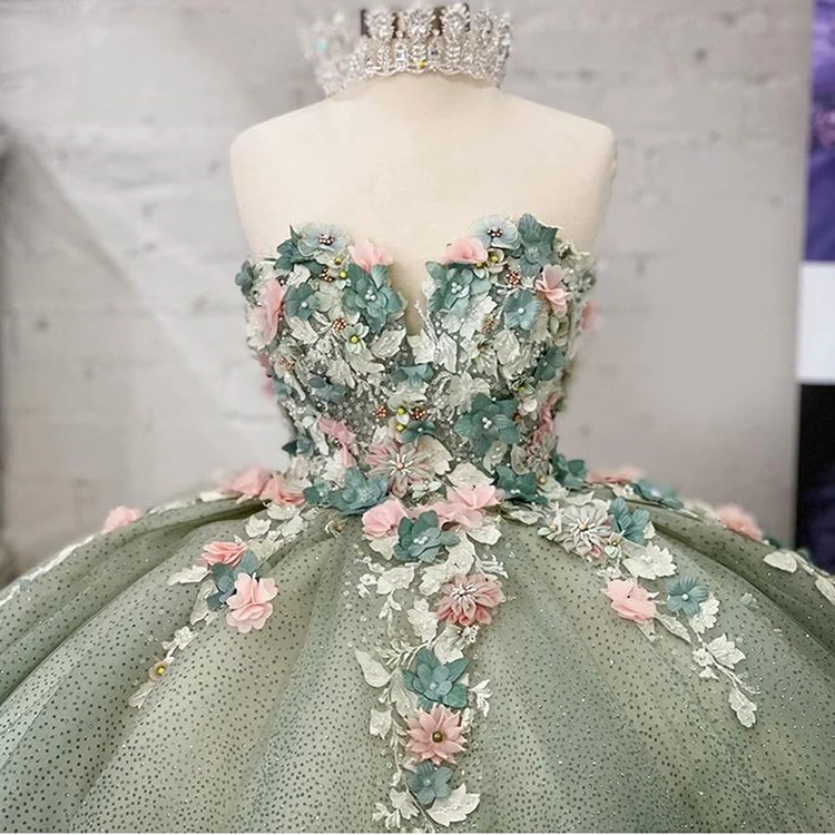 W-S1027A Off The Shoulder Red Quinceanera Dresses Tulle Lace Appliques Prom Dress Ball Gown Sweet Dress