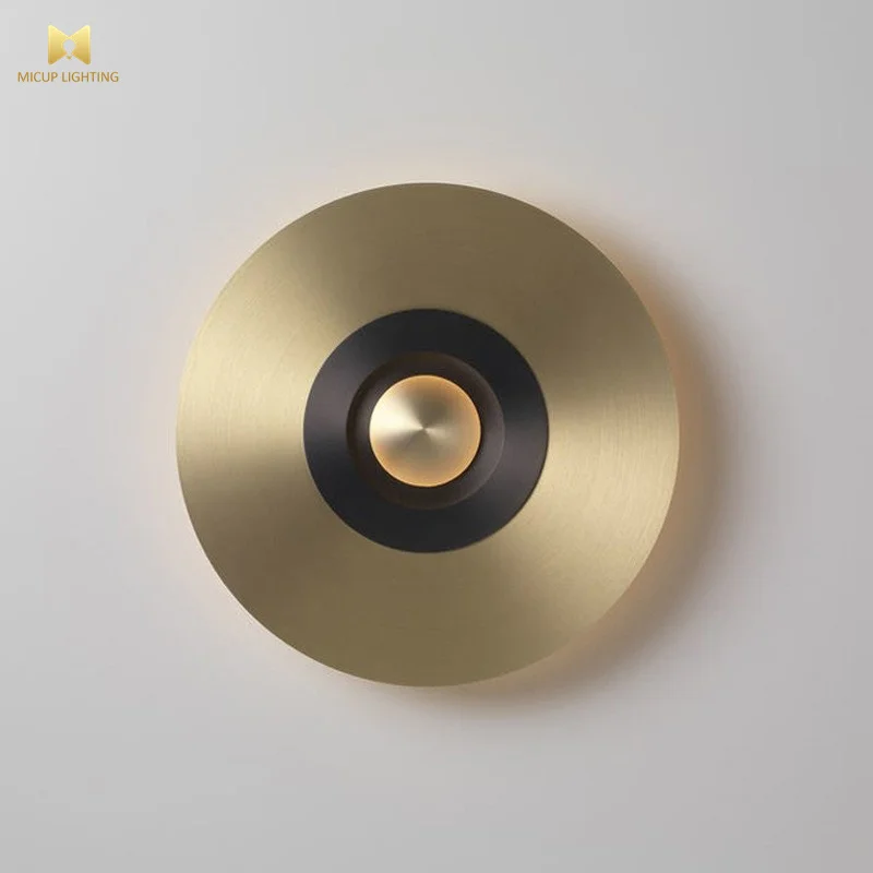 Scandinavian Modern Indoor Home Staircase Bracket Classical Bedroom Light Brass Decorative LED Wall Lights
