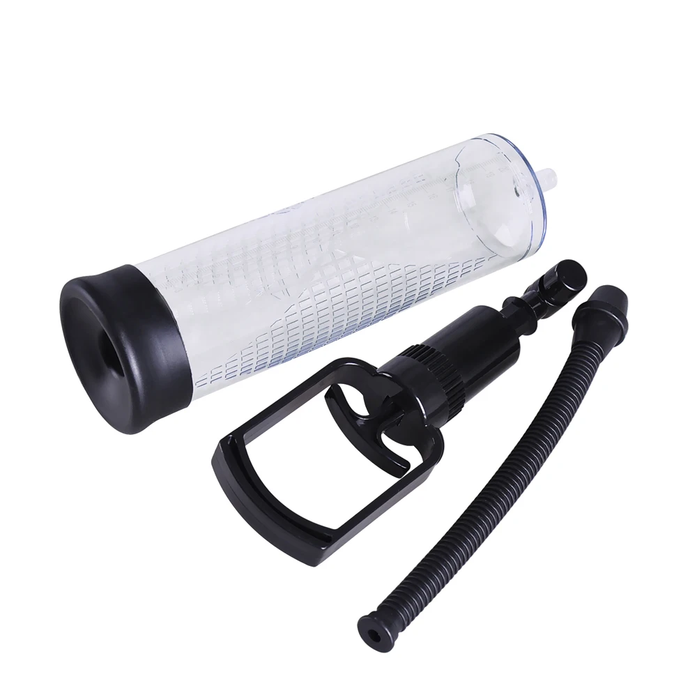 Male Hand Held Powerful Air Suction Sex Toy Penis Pump Enlargement Vacuum for Men Increase Size